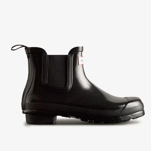 Hunter Original Gloss Chelsea Boots NEW